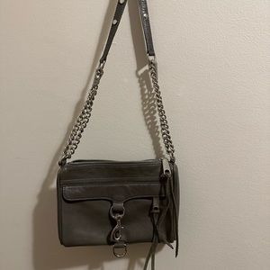 Rebecca mincoff zipper bag with chain